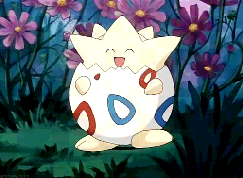 Gif de um Alegre Togepi
